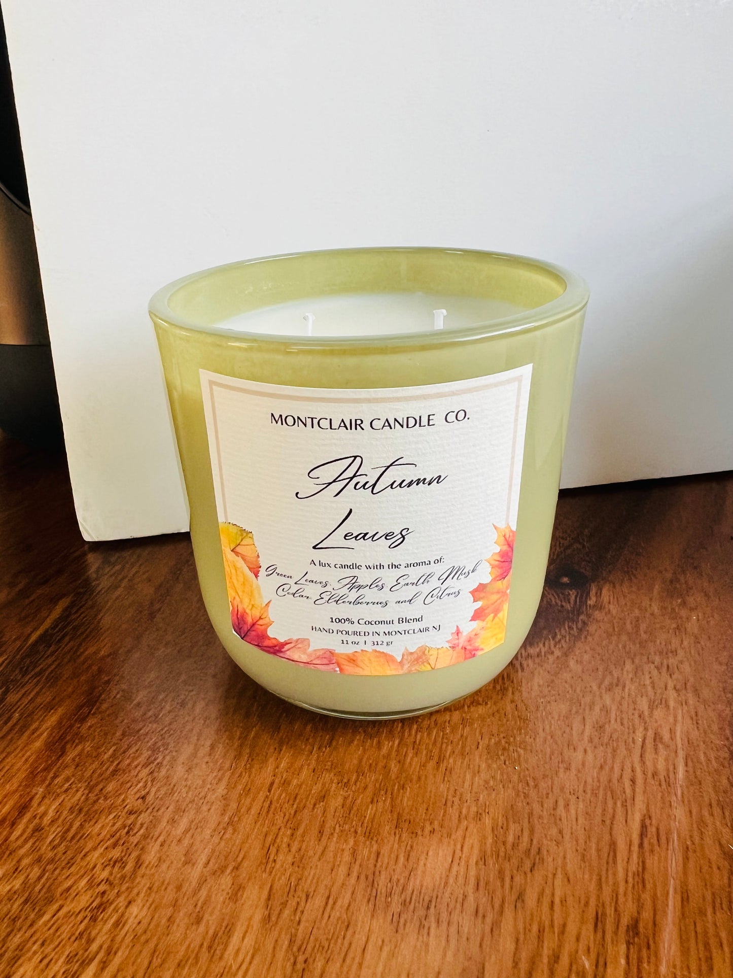 "Fall Leaves" Luxe Olive Coconut Wax Candle | 11 Oz