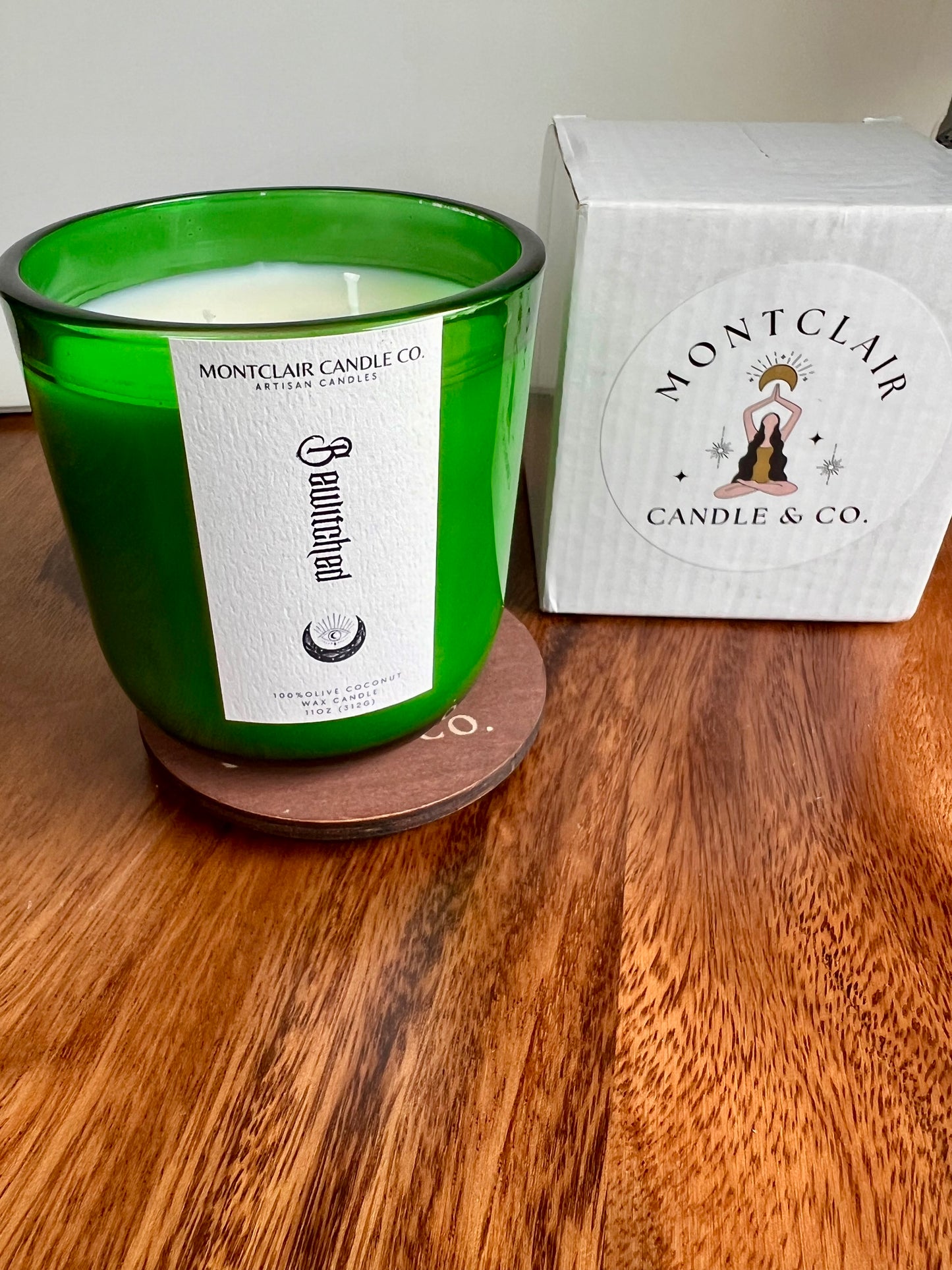"Bewitched" Olive Coconut Wax Candle | 11 oz