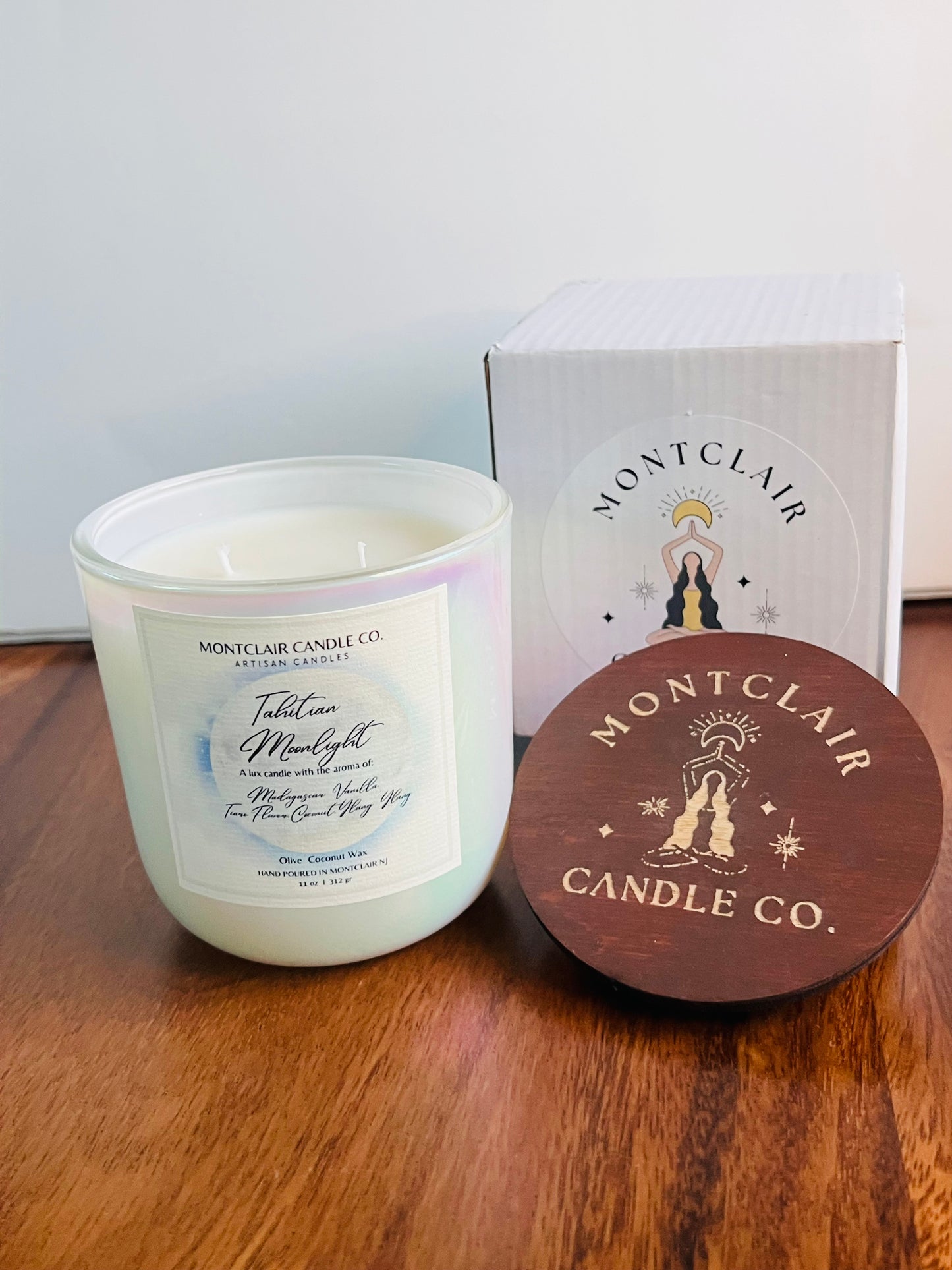"Tahitian Moonlight" Luxe Aromatherapy Candle | Olive Blend Wax | Summer Limited Edition Candle | 11 oz