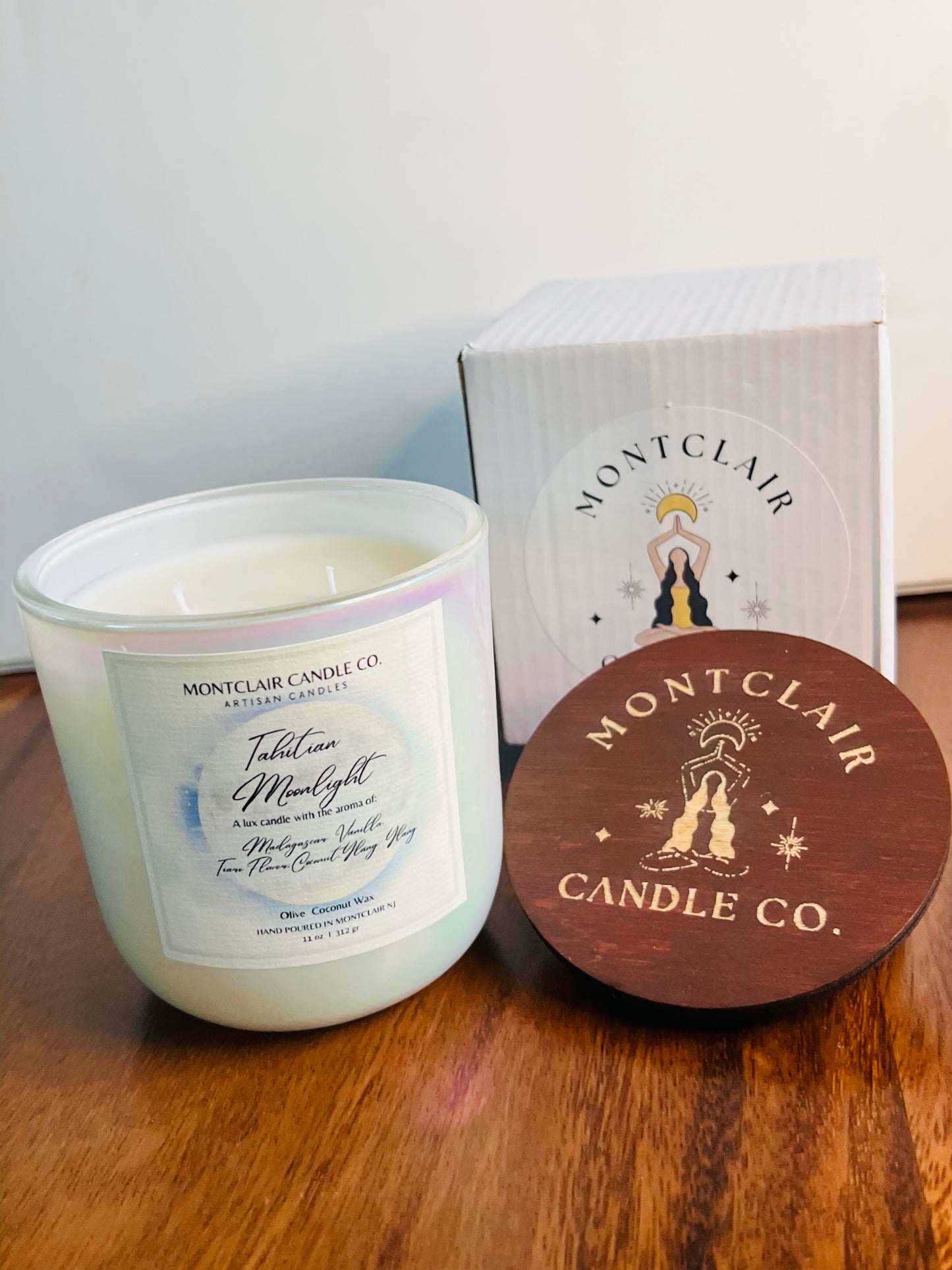 "Tahitian Moonlight" Luxe Aromatherapy Candle | Olive Blend Wax | Summer Limited Edition Candle | 11 oz