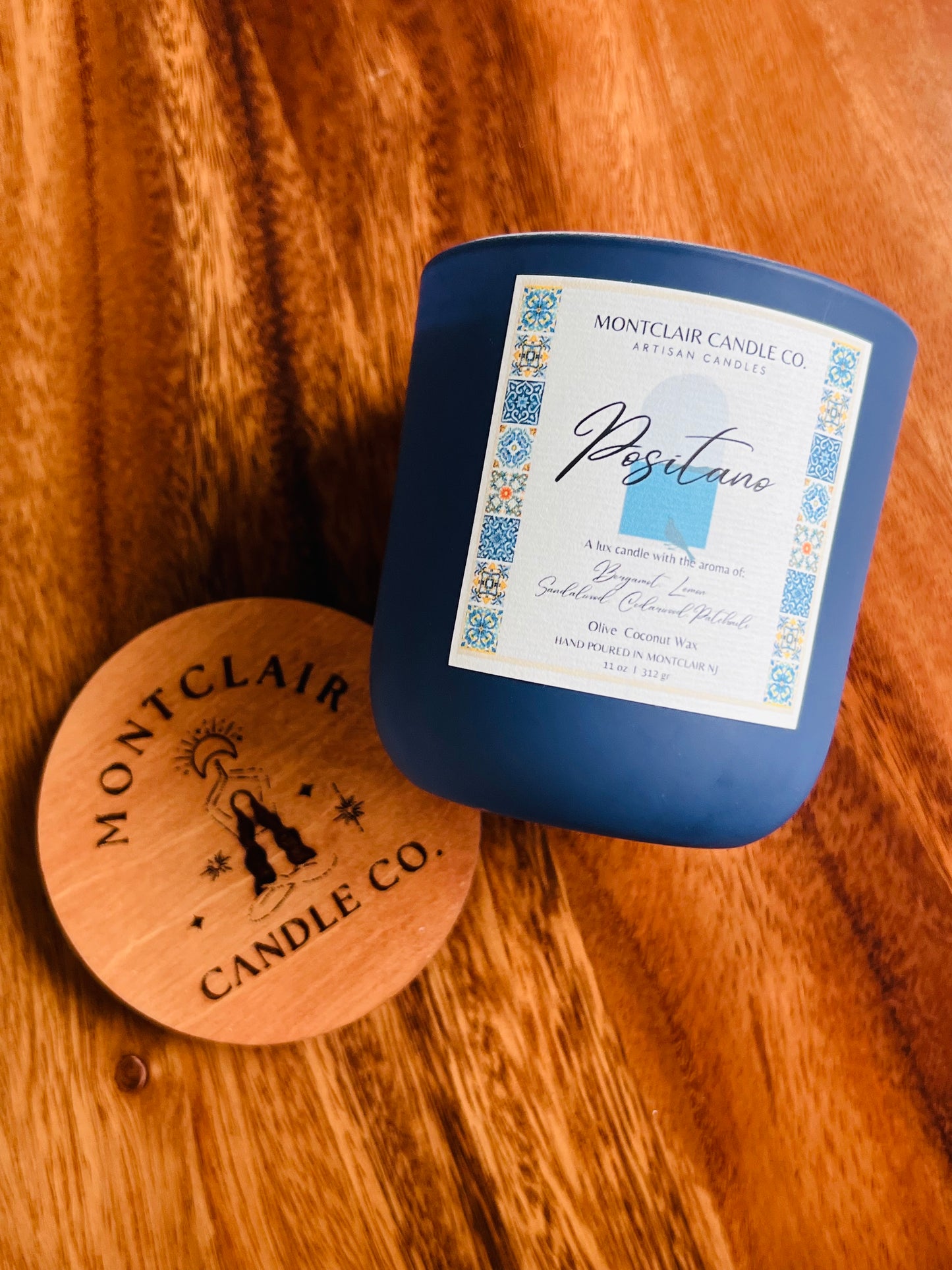 "Positano" Luxe Aromatherapy Candle | Olive Wax Blend Candle | Summer Limited Edition 11 oz