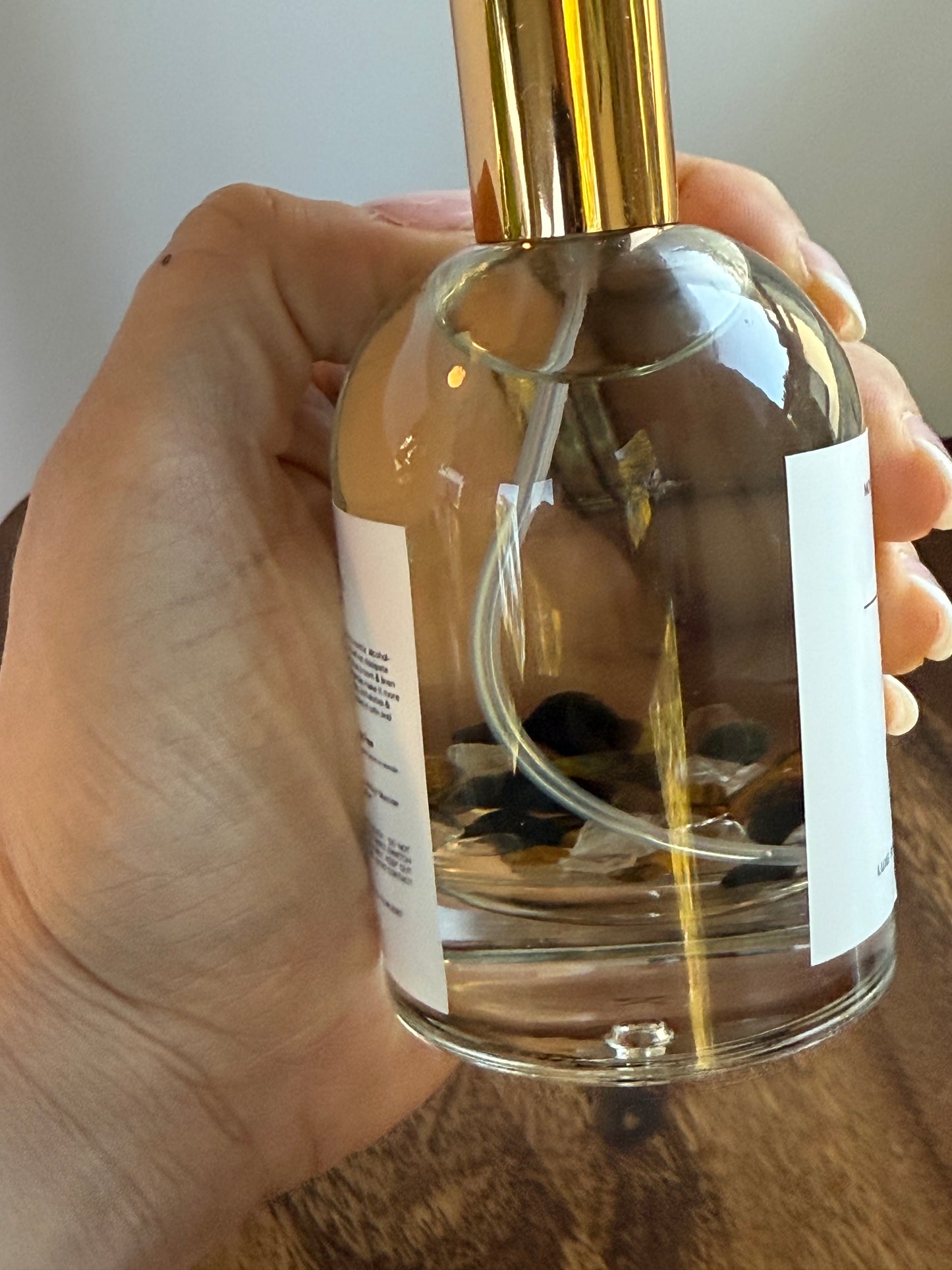 "Sacred Space" Palo Santo & Blue Sage Crystal Infused Spray | Reiki Room Spray for Energy Cleansing | 100 ML