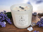 "Calm" Intention Candle | Almond Lavender Scented | Olive Wax Blend | 11oz Candle