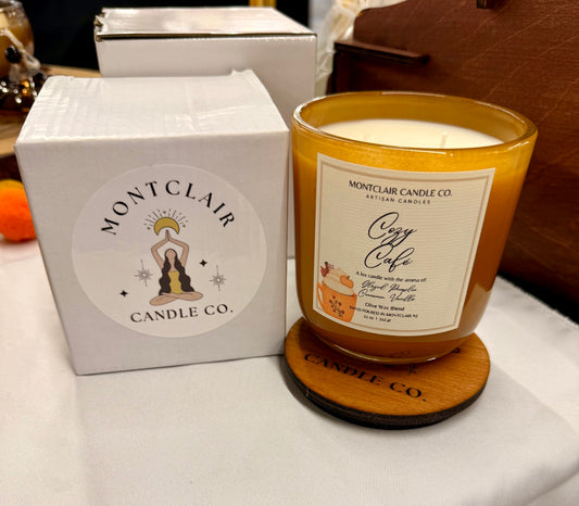 "Cozy Cafe" Luxe Olive Coconut Wax Candle | 11 oz
