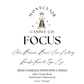 "Focus" Crystal  Intention Candle | Stone Fruit Citrus Scented | Olive Wax Blend | 11oz Candle