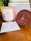 "Dark Amber Water Lily" Luxury Aromatherapy Candle | Olive Wax Blend | 11 0z