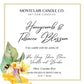 "Honeycomb & Tobacco Blossom" Scented  Luxe Aromatherapy Candle | Olive Blend Wax | Summer Limited Edition11 oz