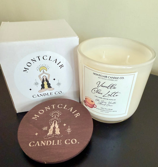 "Vanilla Chai Latte" Luxe Olive Coconut Wax Candle | 11 oz