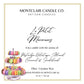 Le Petit Macaron Scented  Luxury Aromatherapy Candle | Olive Coconut Candle |  Vegan Candle | Spring Limited Edition Candle | 11 oz