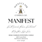 "Manifest" Crystal Intention Candle  | Sea Minerals, Fresia, Sandalwood Scented | Olive Wax Blend| 11oz