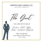 "The Gent" Luxe Aromatherapy Candle | Olive Wax Blend | 11 oz